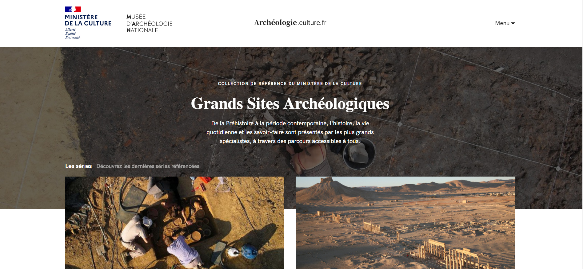 Visite des grands sites archéologiques