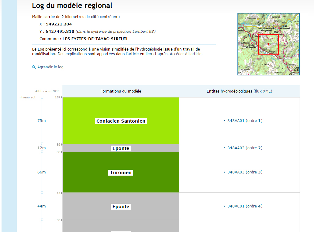 Charte des temps géologiques BRGM